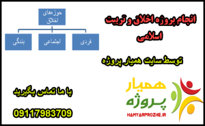 انجام پروژه های اخلاق و تربیت اسلامی