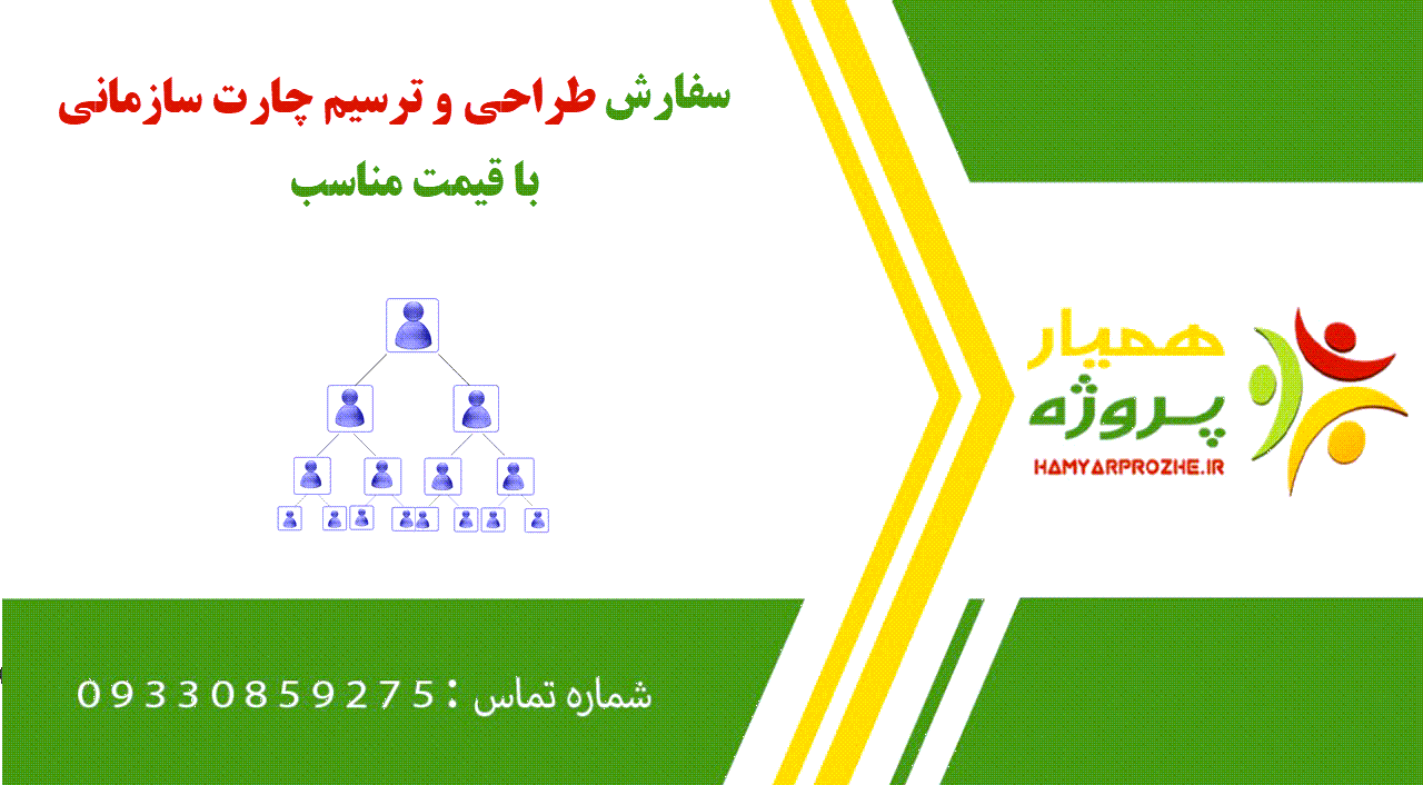 انجام پروژه طراحی و ترسیم چارت سازمانی