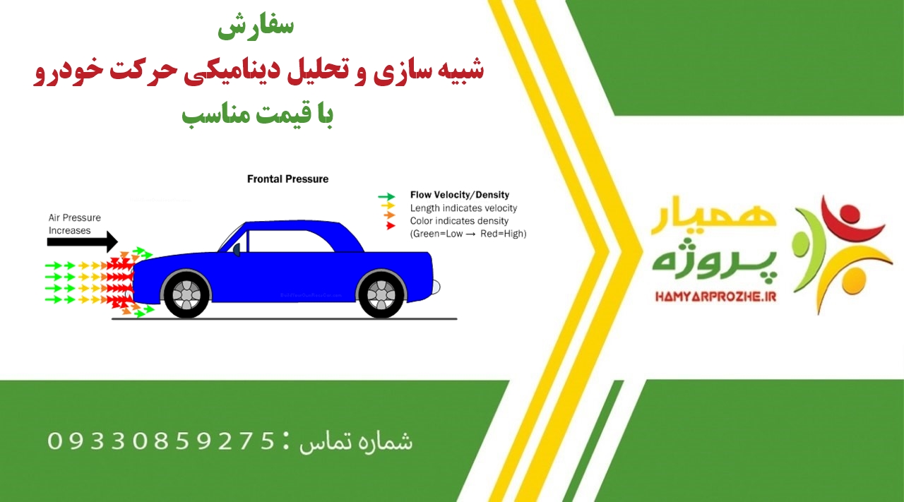 سفارش شبیه سازی و تحلیل دینامیکی حرکت خودرو