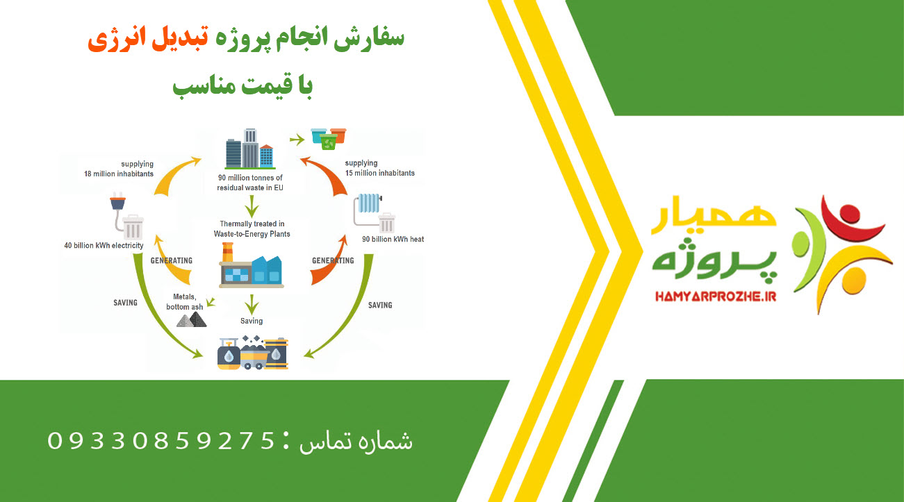 انجام پروژه تبدیل انرژی
